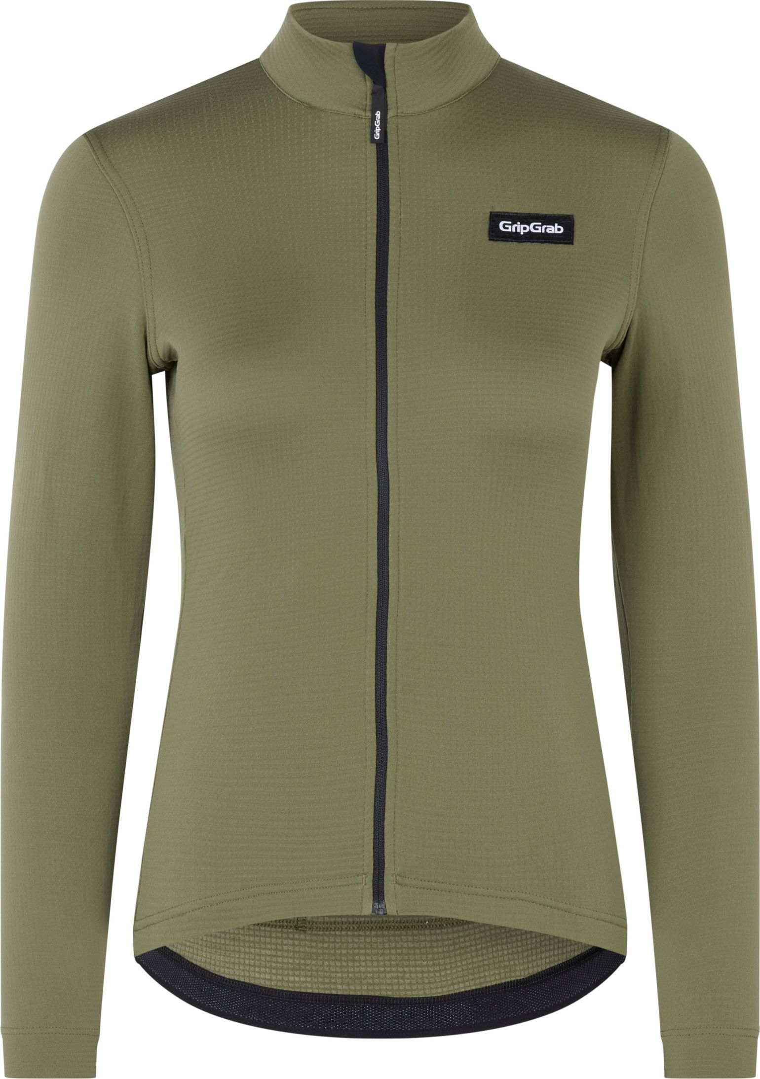 Gripgrab Women's EXPLR Merinotech Thermal Long Sleeve Jersey Olive Green