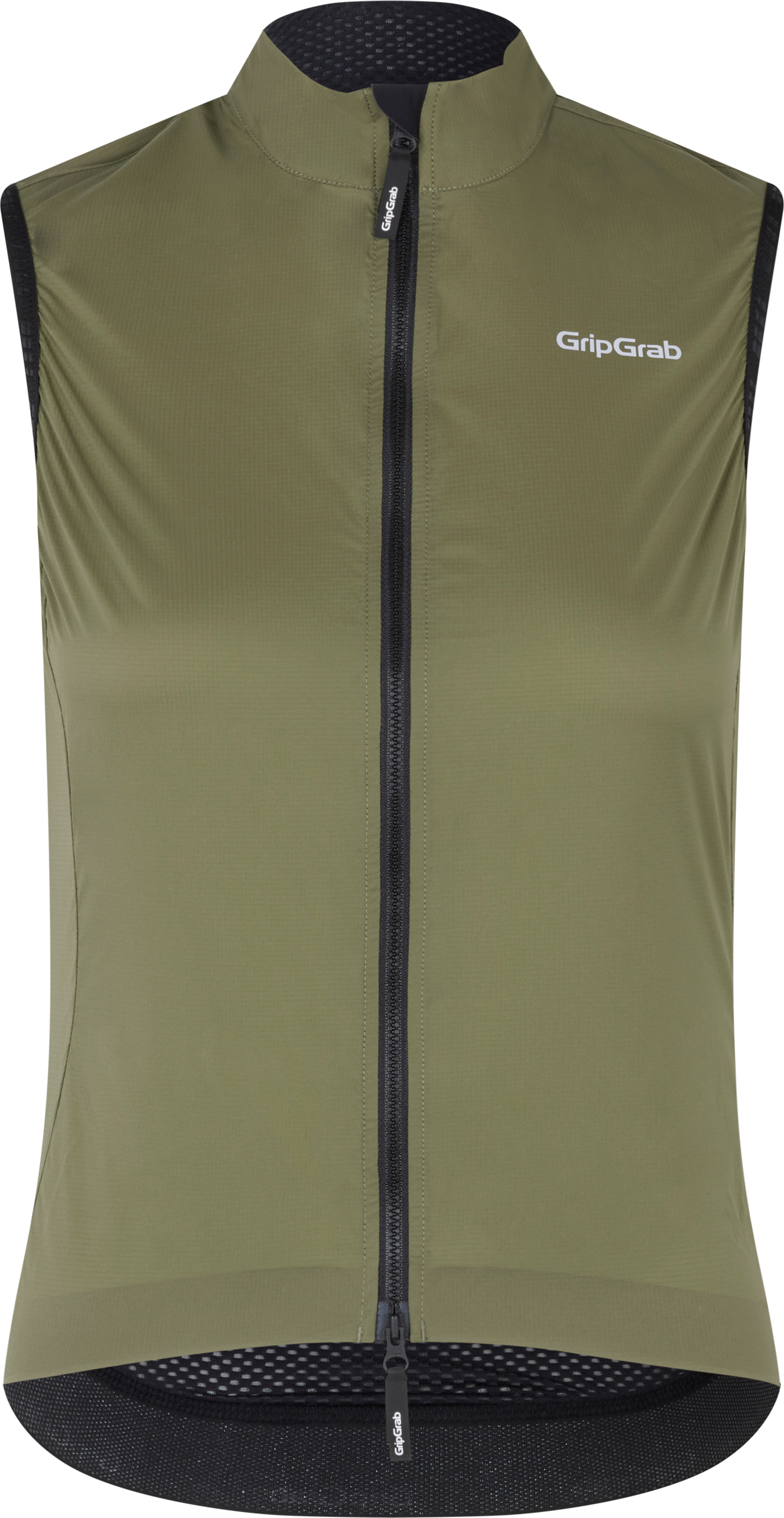 Gripgrab Women's WindBuster Windproof Lightweight Vest Olive Green L, Olive Green