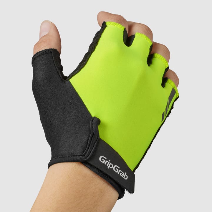 Gripgrab Women's ProRide RC Max Padded Short Finger Summer Gloves Yellow Hi-Vis Gripgrab