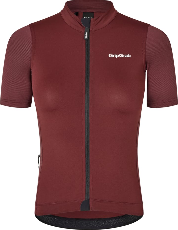 Gripgrab Women's Ride Short Sleeve Jersey Dark Red Gripgrab