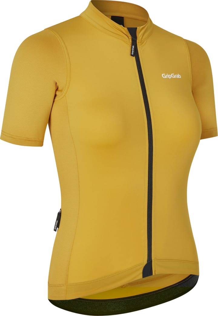 Gripgrab Women's Ride Short Sleeve Jersey Mustard Yellow Gripgrab