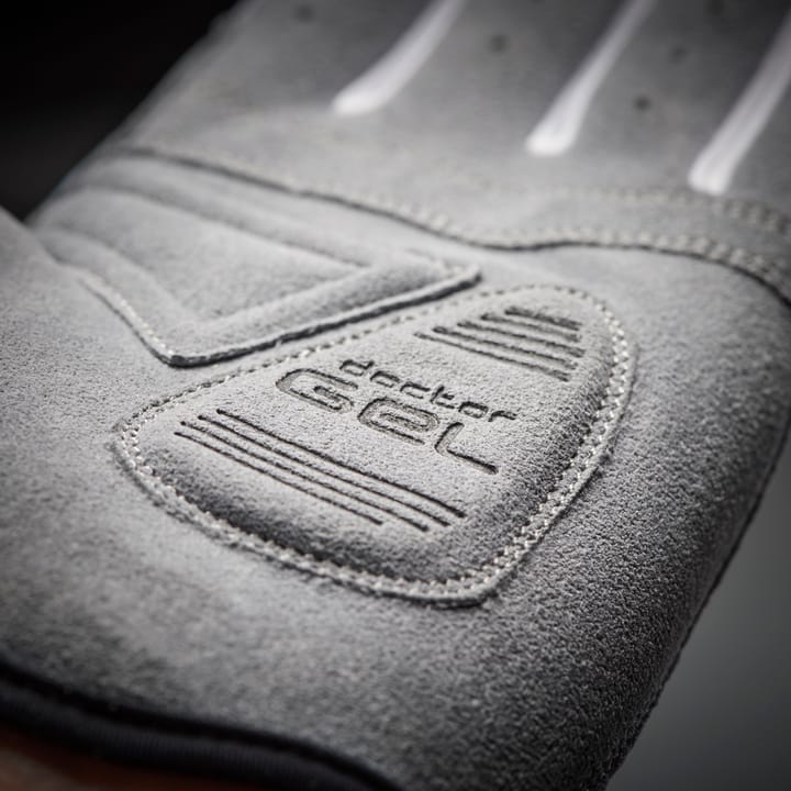 Women's Shark Padded Full Finger Glove Grey Gripgrab