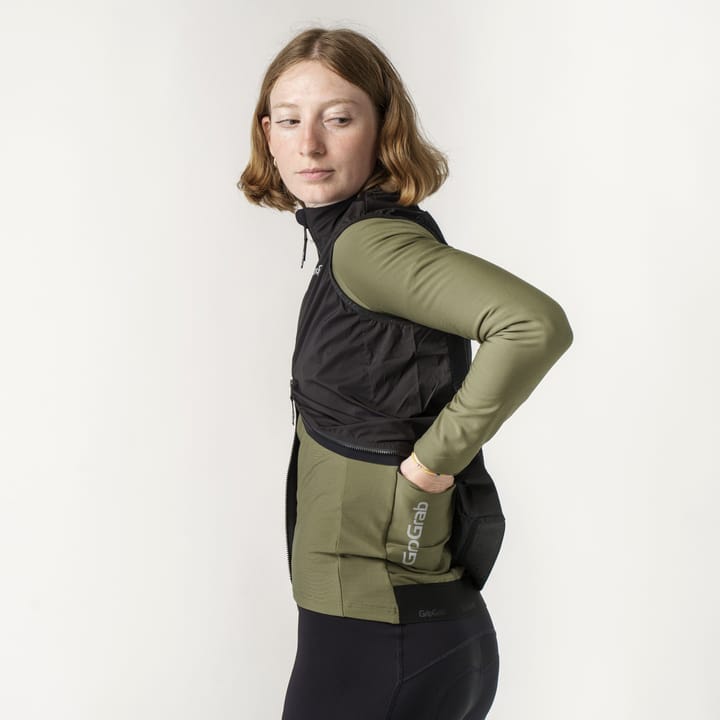 Gripgrab Women's PACR Windproof Lightweight Vest Black Gripgrab
