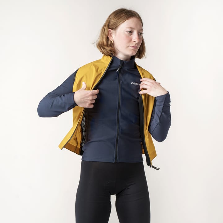 Gripgrab Women's PACR Windproof Lightweight Vest Mustard Yellow Gripgrab