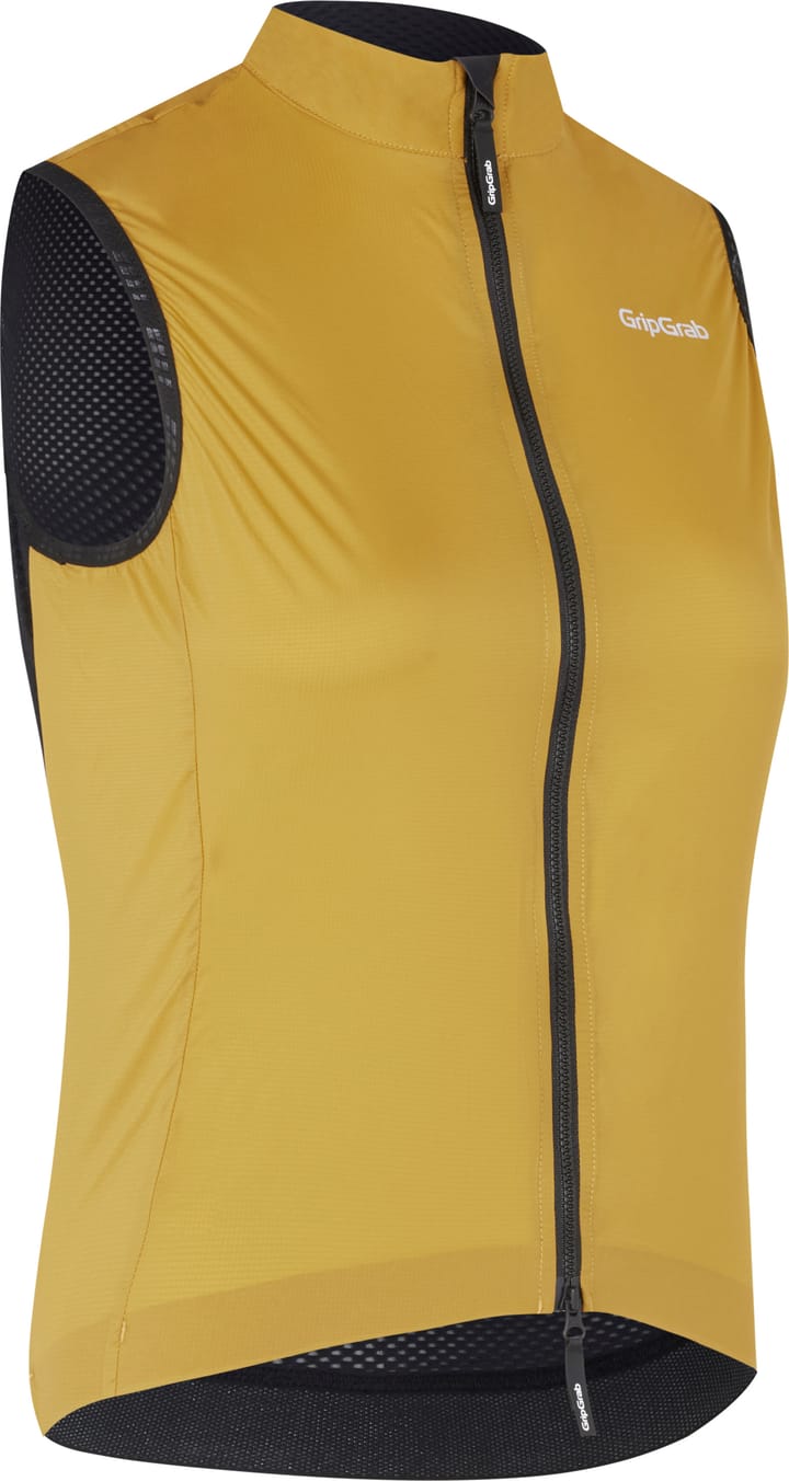 Gripgrab Women's PACR Windproof Lightweight Vest Mustard Yellow Gripgrab