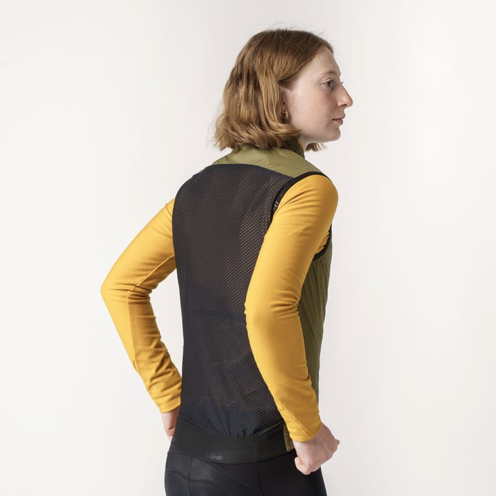 Gripgrab Women's PACR Windproof Lightweight Vest Olive Green Gripgrab