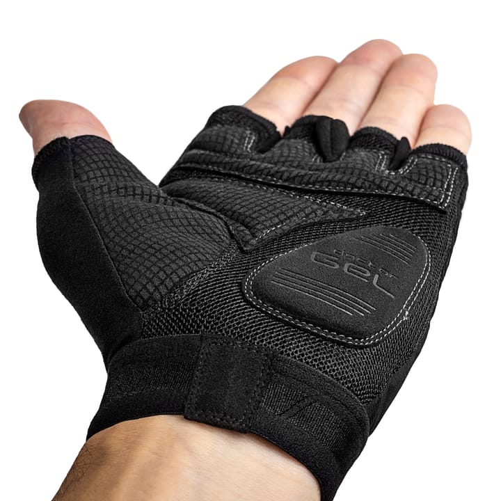 World Cup Padded Short Finger Gloves 2 Black Gripgrab