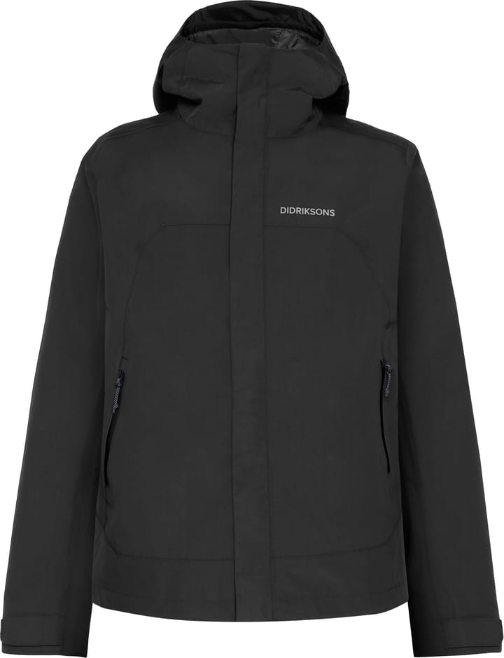 Didriksons Men's Grit Jacket 3 Solid Black Didriksons