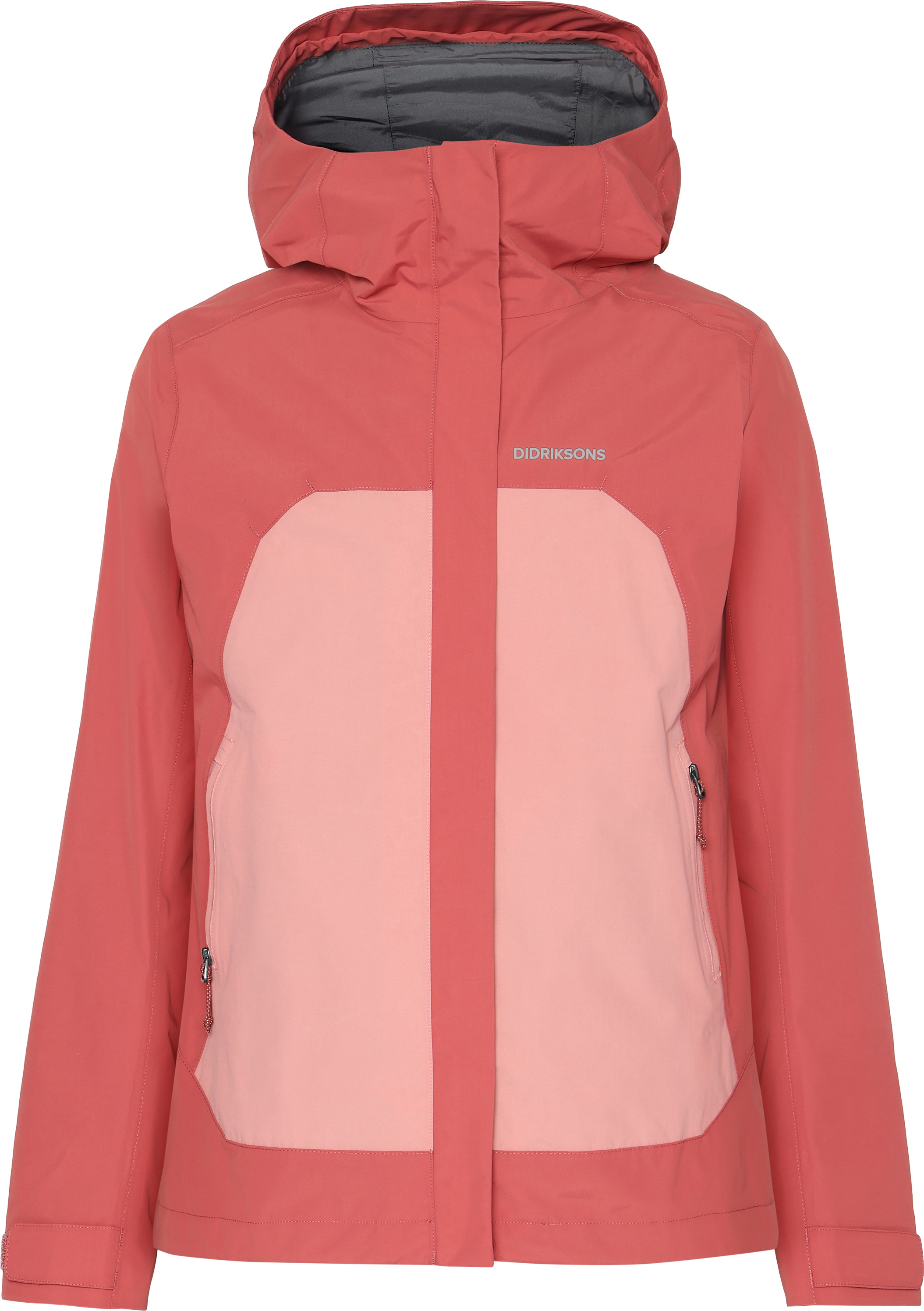 Didriksons Women's Grit Jacket 3 Pink Blush Regnjakker 34