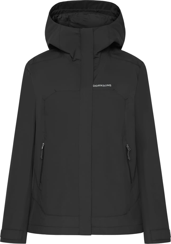 Didriksons Women's Grit Jacket 3 Solid Black Didriksons