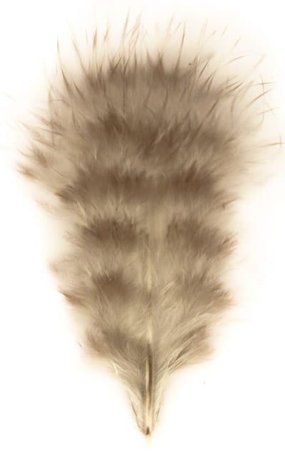 The Fly Co Grizzly Marabou - Natural The Fly Co The Fly Co Grizzly Marabou - Natural The Fly Co