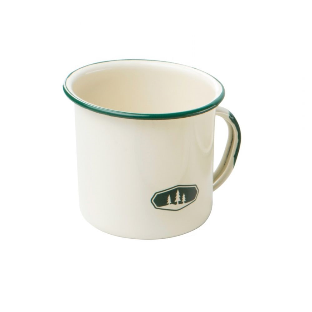 Deluxe Enamalware Cup Cream NoColour