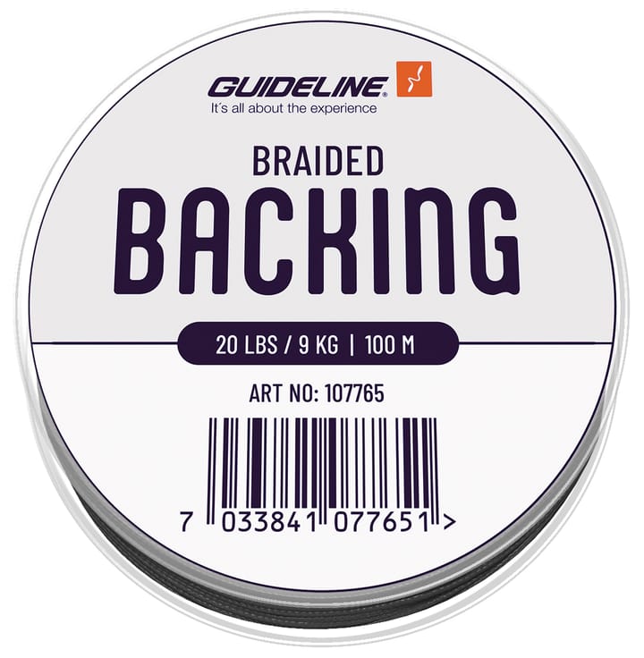 Guideline Braided Backing 20lbs 100m Black Guideline