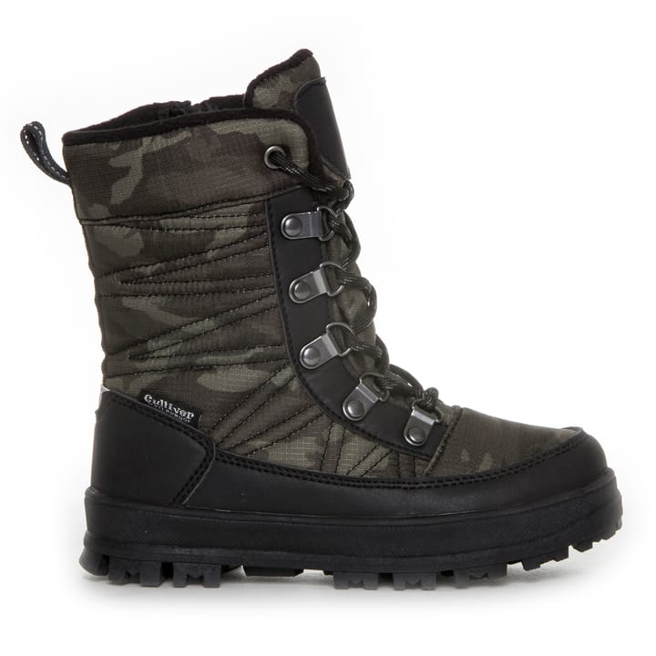 Kids' Camou Boots with Lacing Green Gulliver