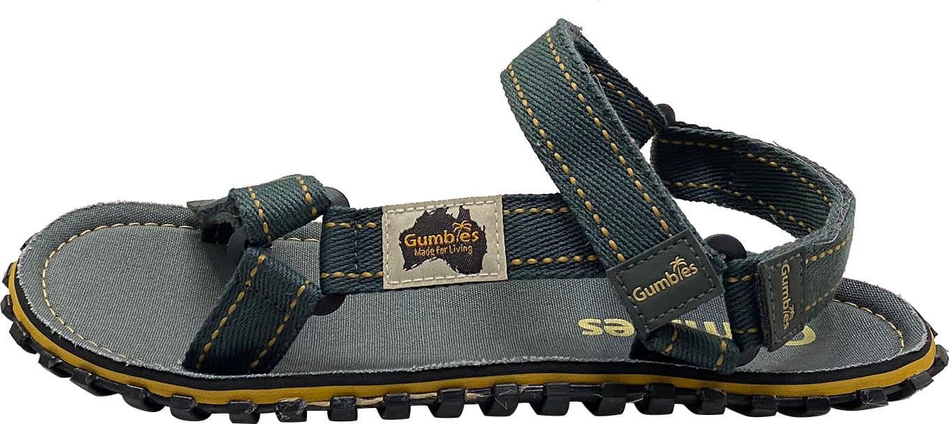 Gumbies Unisex Tracker Sandals Grey