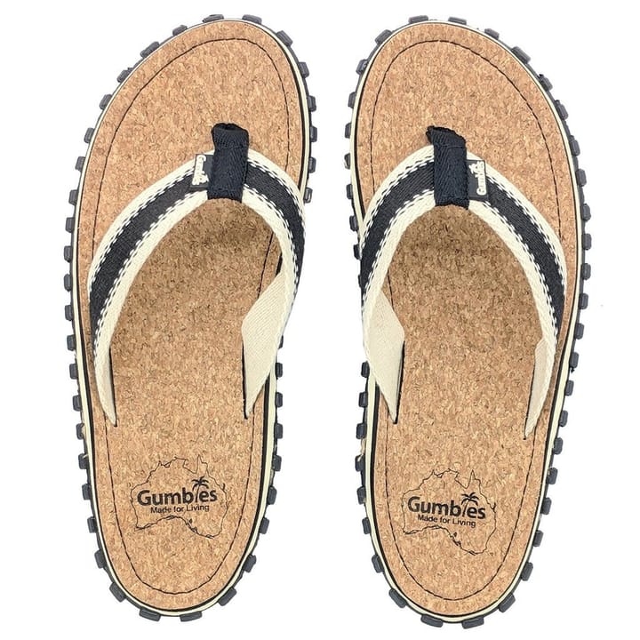 Gumbies Unisex Corker Flipflop Black Gumbies