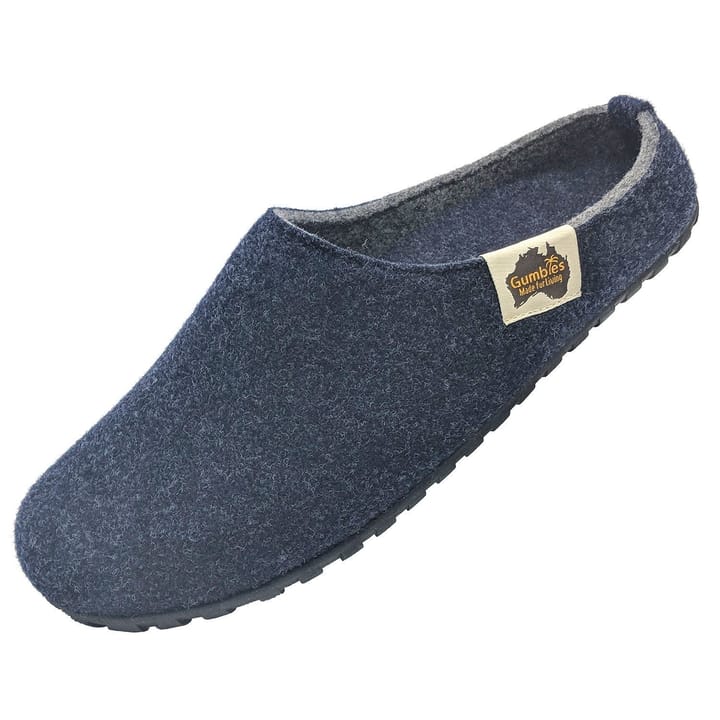 Gumbies Outback Slipper Navy/Grey Gumbies