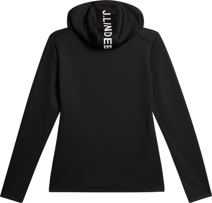 J.Lindeberg Women's Aerialle Zip Hood Black J.Lindeberg J.Lindeberg Women's Aerialle Zip Hood Black J.Lindeberg