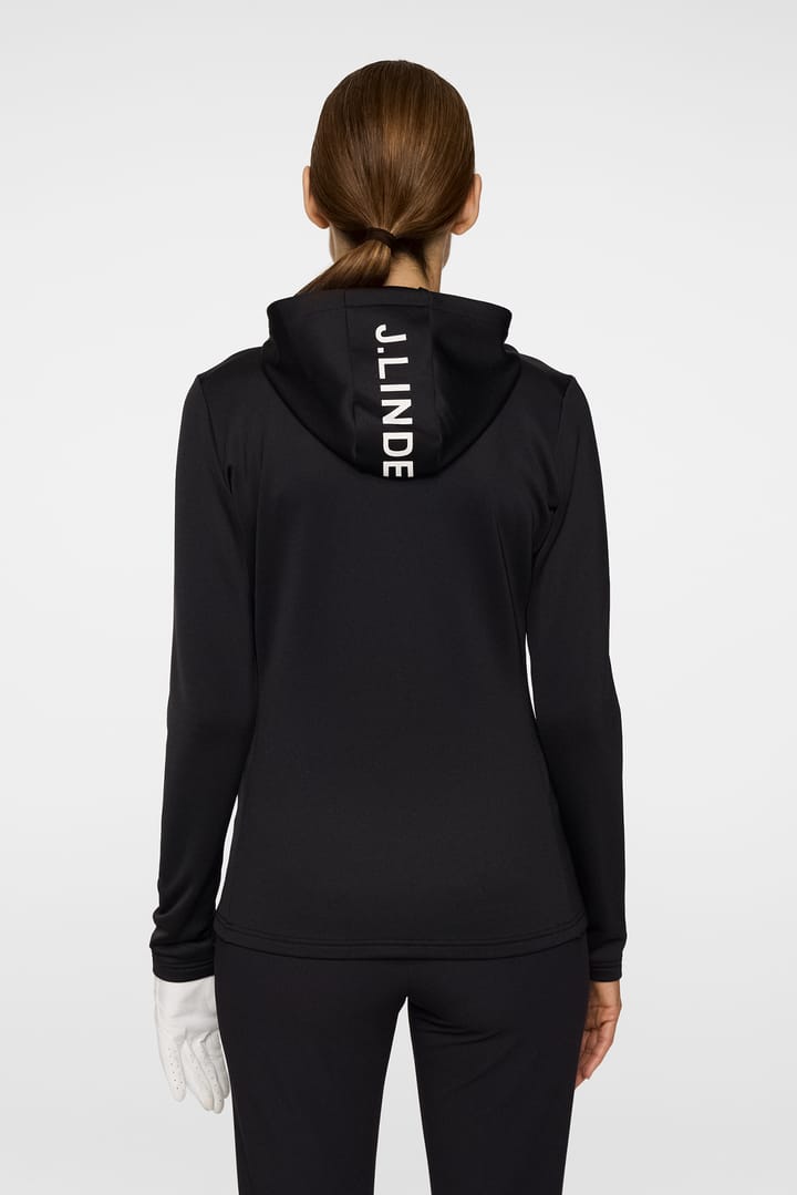 J.Lindeberg Women's Aerialle Zip Hood Black J.Lindeberg J.Lindeberg Women's Aerialle Zip Hood Black J.Lindeberg