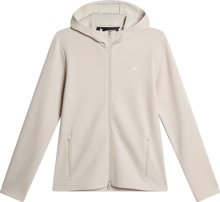 J.Lindeberg Women's Aerialle Zip Hood Moonbeam J.Lindeberg