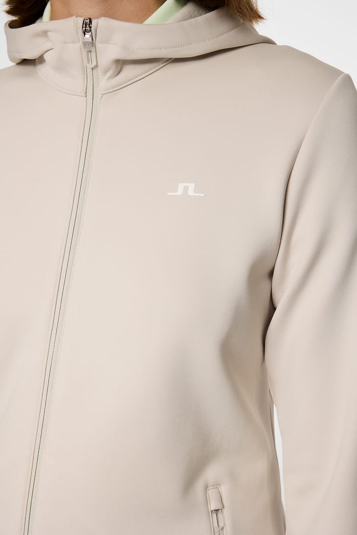 J.Lindeberg Women's Aerialle Zip Hood Moonbeam J.Lindeberg