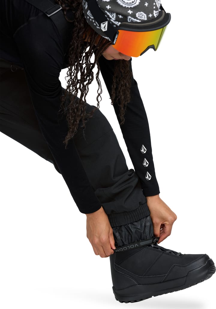 Volcom Women’s Creston 3D Stretch Bib Overall Black Volcom