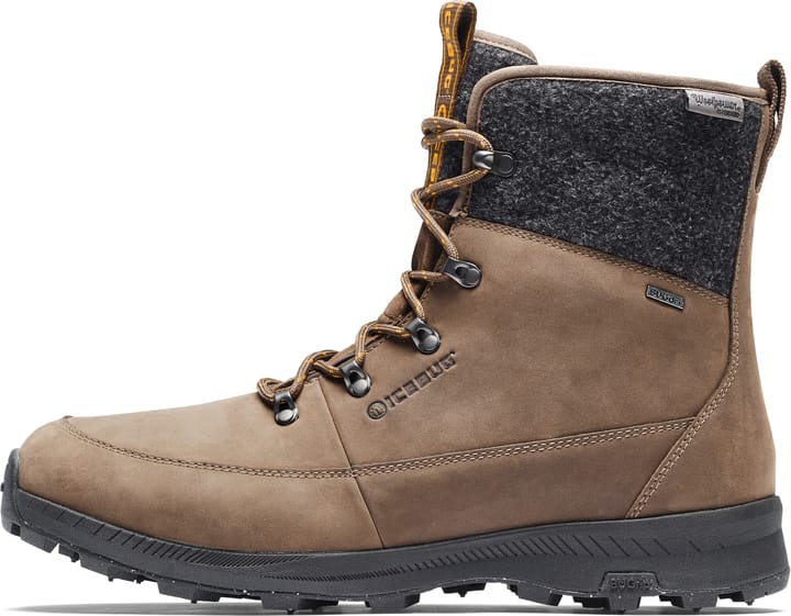 Icebug Unisex Adak ReWool BUGrip Coffee/Grey Icebug