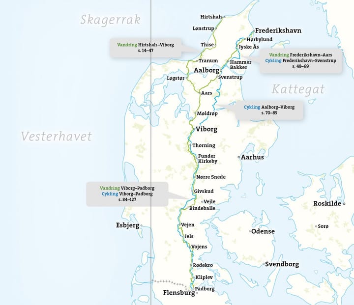 Calazo förlag Outdooratlas Hærvejen 1:50 000 2nd Edition Topographic map Calazo förlag