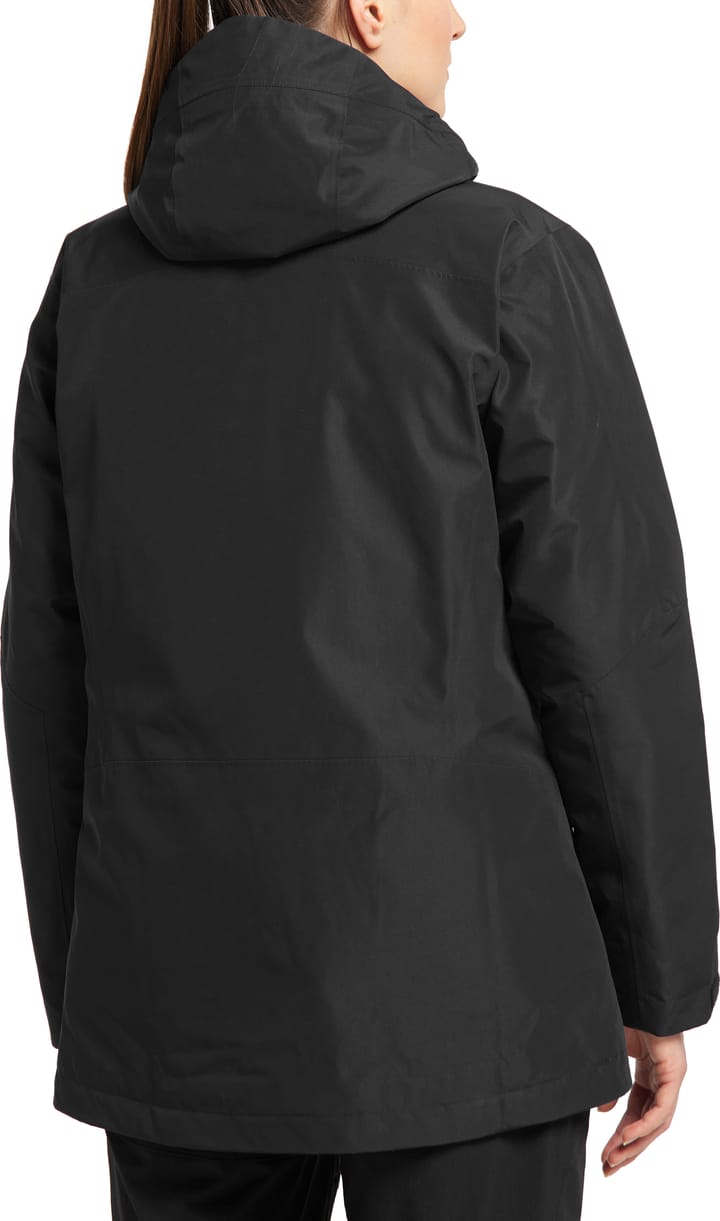 Women's Älv 3-in-1 Down Gore-Tex Jacket True Black Haglöfs