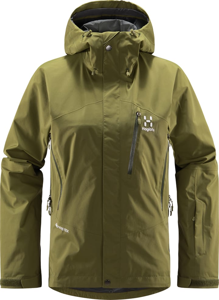 Women's Astral GORE-TEX Jacket Olive Green Haglöfs