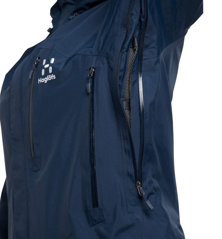 Haglöfs Women's Astral GORE-TEX Jacket Tarn Blue Haglöfs