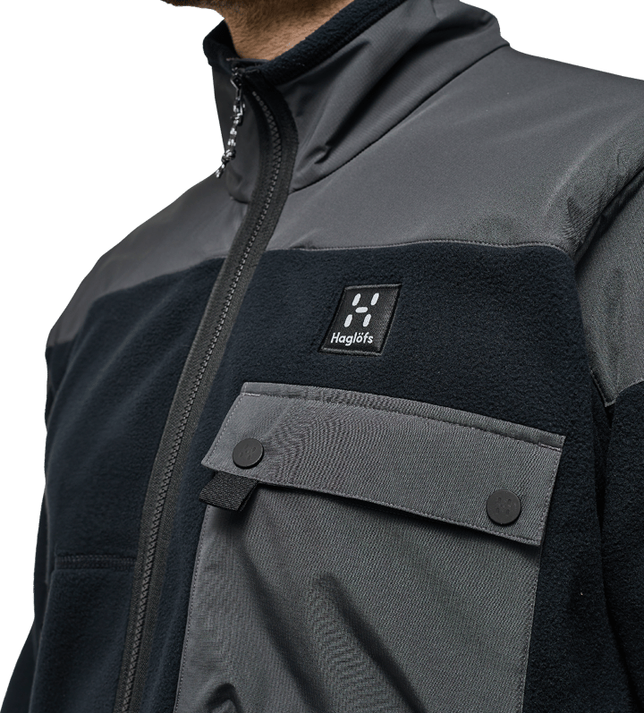 Haglöfs Men's Avesta Hybrid Jacket True Black Haglöfs