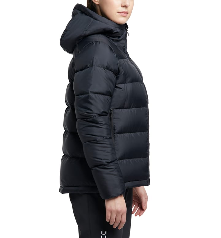 Women's Bield Down Hood True Black Haglöfs