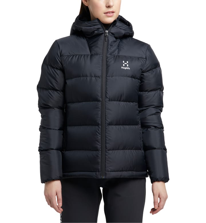 Women's Bield Down Hood True Black Haglöfs