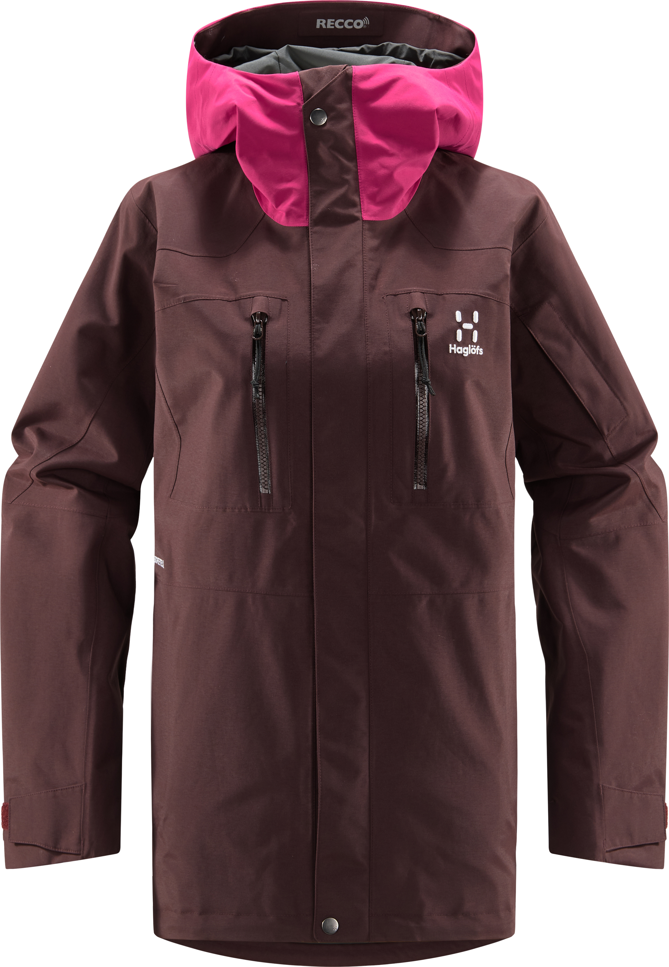 Elation Gore-Tex Jacket Women Burgundy Brown/Deep Pink