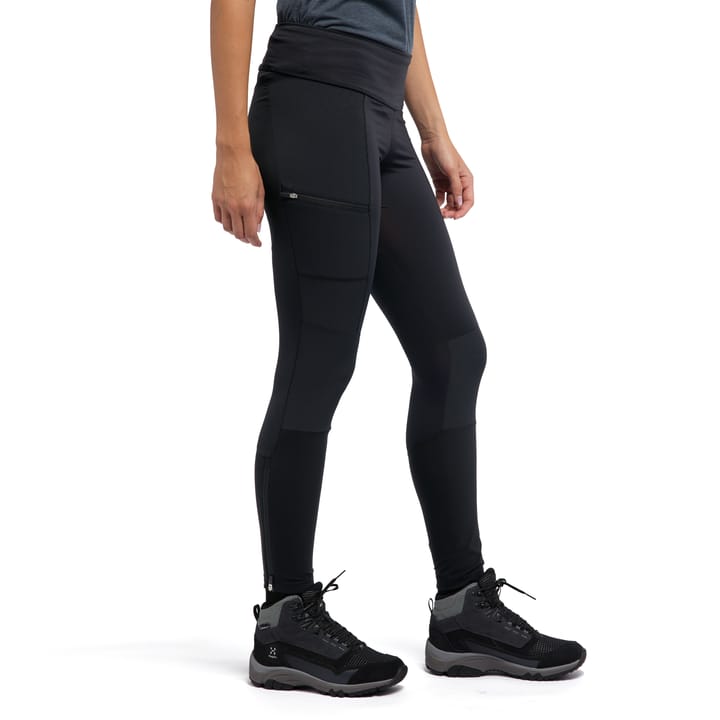 Women's Fjell Hybrid Tights True Black Haglöfs