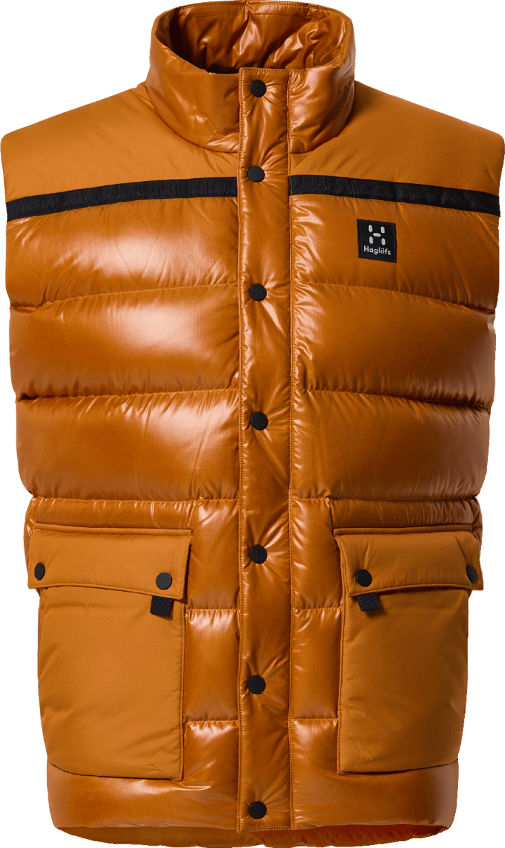 Men's Funäs Down Vest Golden Brown Haglöfs