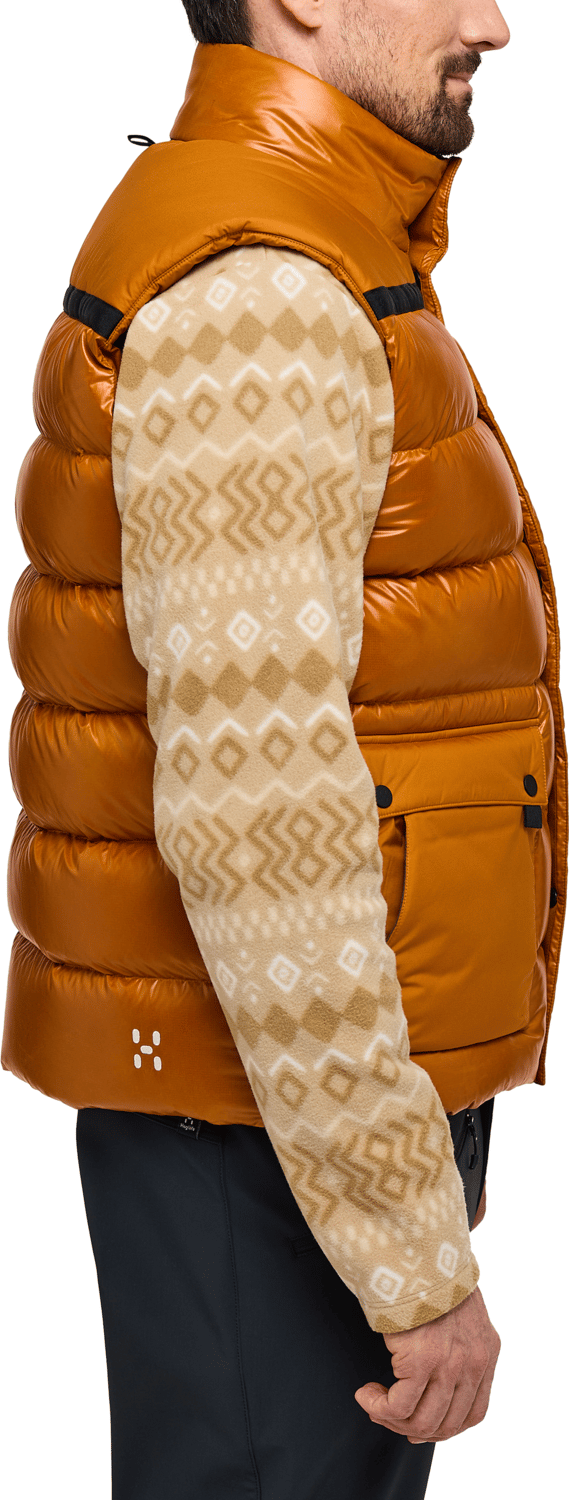 Men's Funäs Down Vest Golden Brown Haglöfs