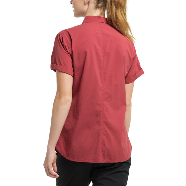 Idun Lite SS Shirt Women Brick Red Haglöfs