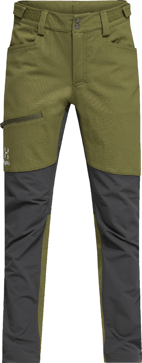 Juniors' Rugged Pant Olive Green/Magnetite Haglöfs