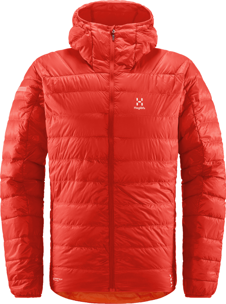 Men's L.I.M Down Hood Habanero Haglöfs