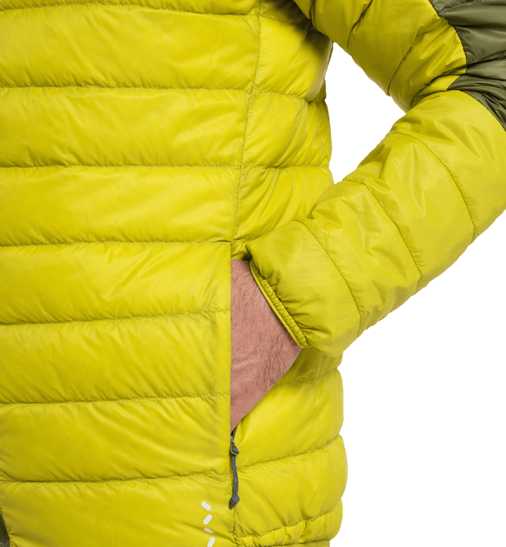 Men's L.I.M Down Jacket Aurora/Olive Green Haglöfs