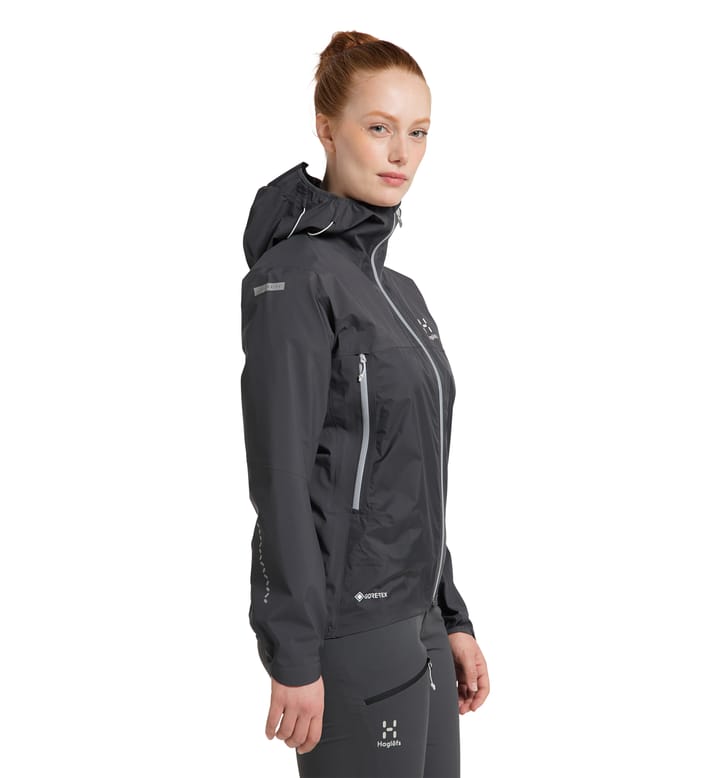 Women's L.I.M Gore-Tex Active Jacket Magnetite Haglöfs