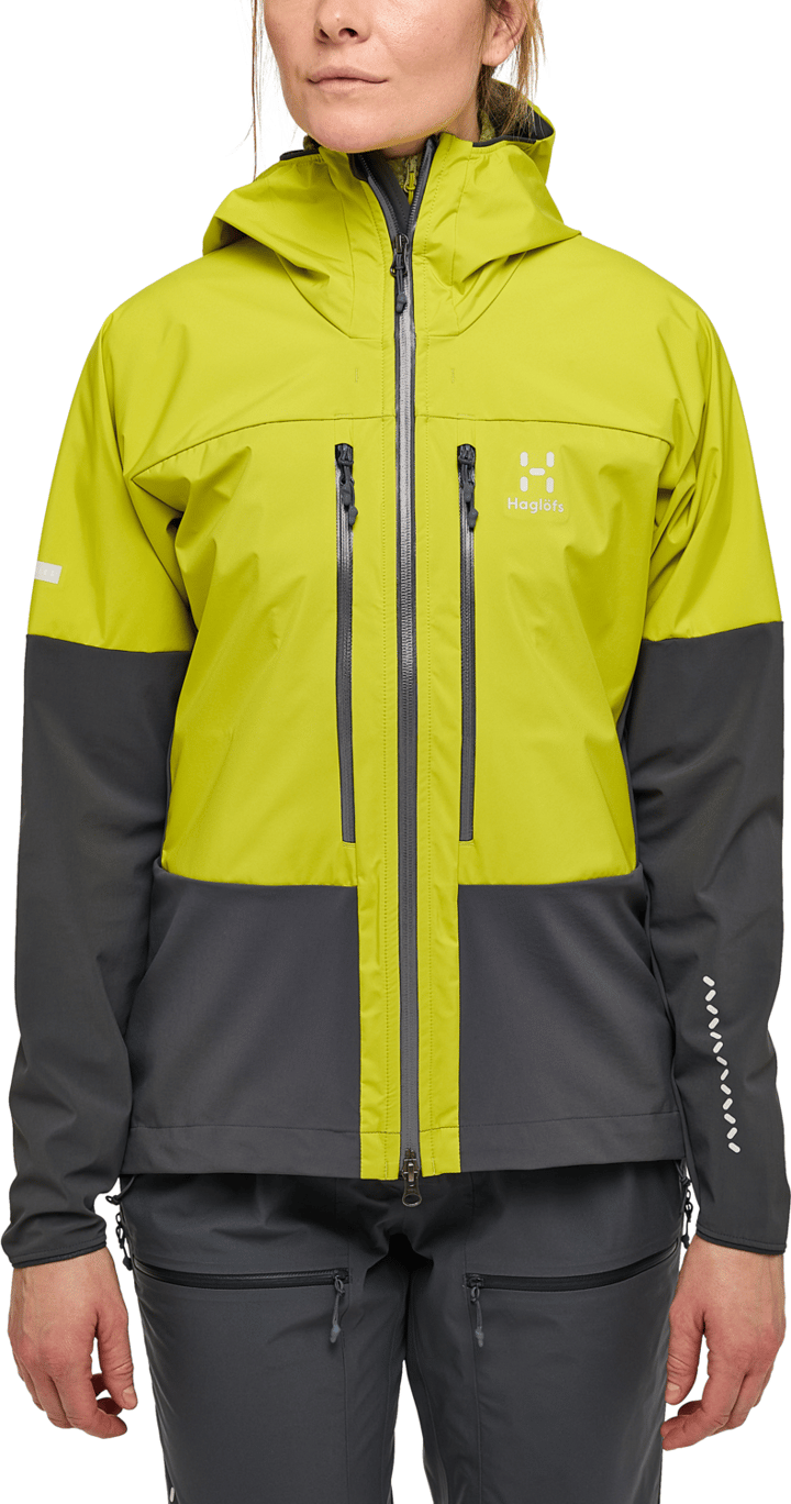 Women's L.I.M Hybrid Touring Hood Aurora/Magnetite Haglöfs