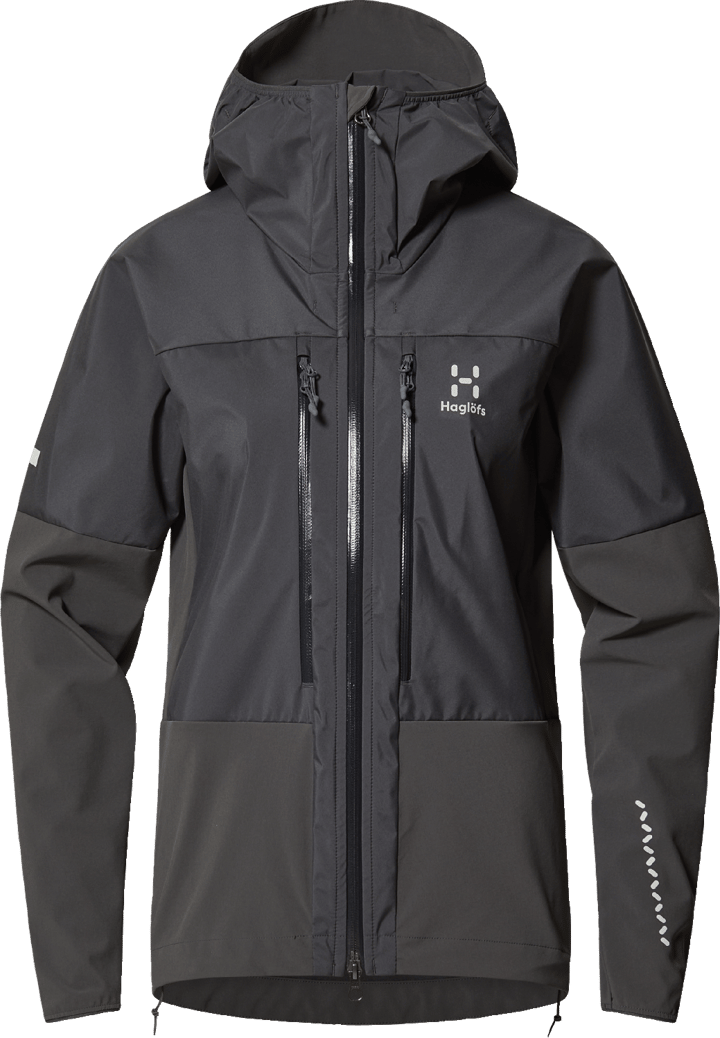 Women's L.I.M Hybrid Touring Hood Magnetite Haglöfs