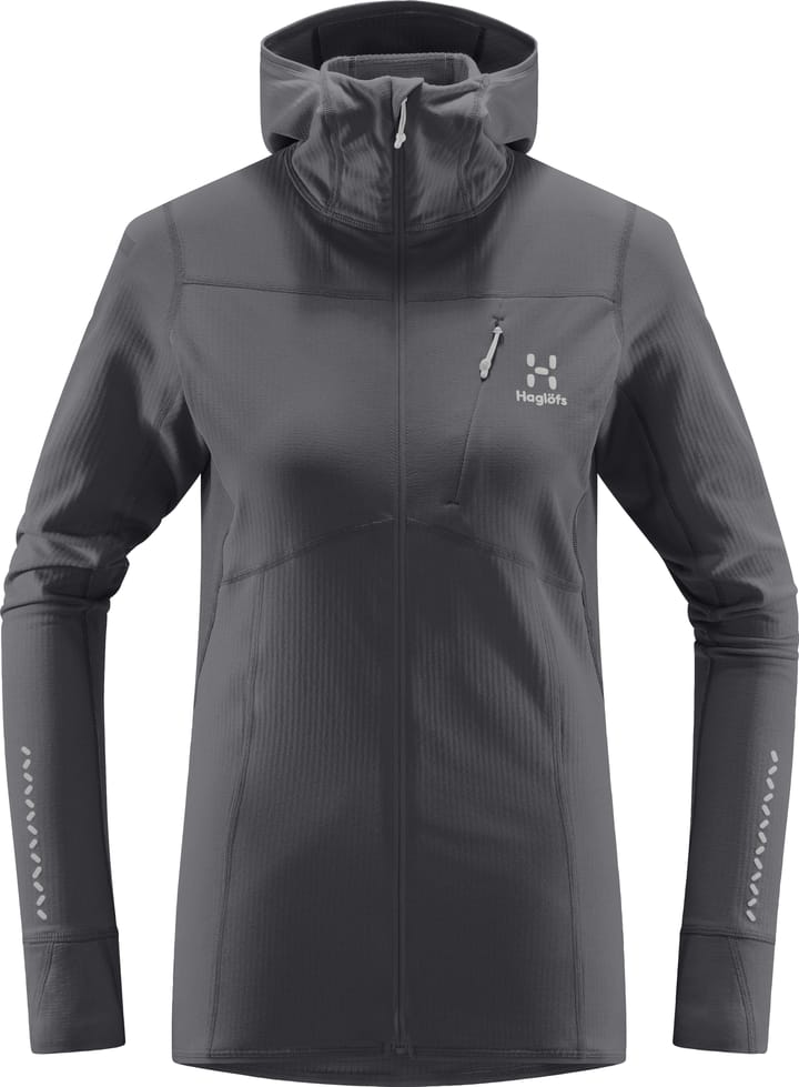 Women's L.I.M Mid Comp Hood Magnetite Haglöfs