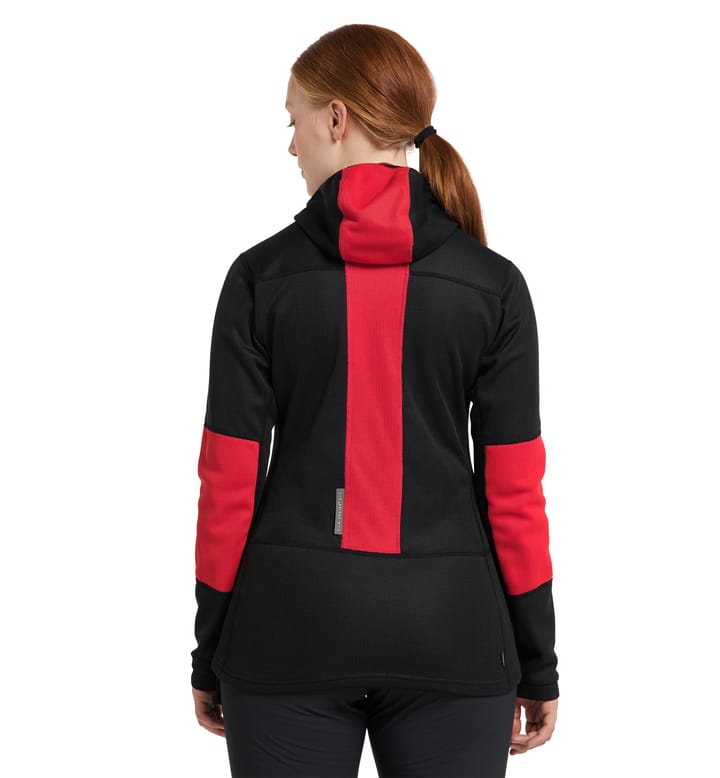 Haglöfs L.I.M ZT Sync 1 Mid Hood Women True Black/Zenith Red Haglöfs