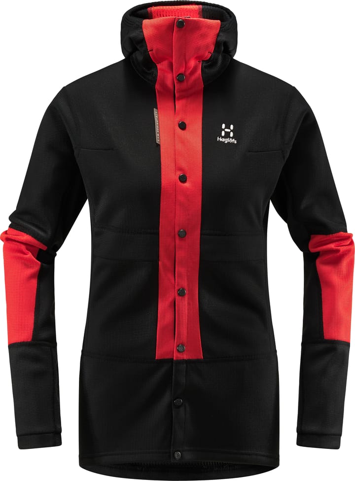 Haglöfs L.I.M ZT Sync 1 Mid Hood Women True Black/Zenith Red Haglöfs