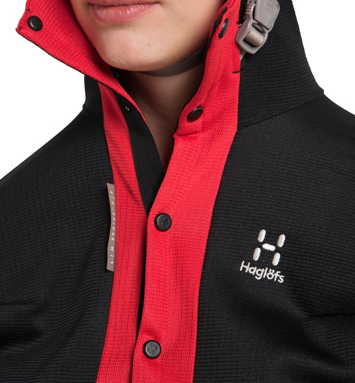 Haglöfs L.I.M ZT Sync 1 Mid Hood Women True Black/Zenith Red Haglöfs