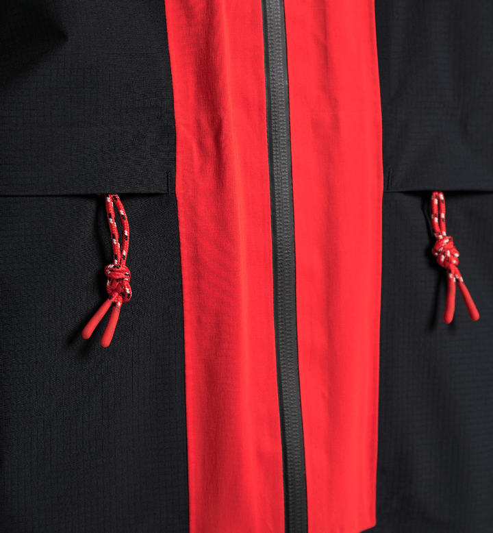 Haglöfs Men's L.I.M ZT Trek GORE-TEX PRO Jacket True Black/Zenith Red Haglöfs